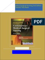 Get Contemporary Medical Surgical Nursing 2nd Edition Daniels Test Bank free all chapters