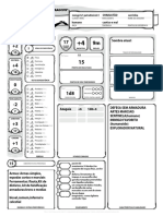 Dd 5e Ficha de Personagem Sombra