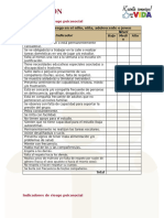 Indicadores de Riesgo Psicosocial y Factores Protectores