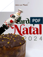 Cardápio de Natal 2024 - Sabores aos montes