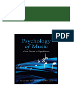 Download Complete Psychology of Music From Sound to Significance PDF for All Chapters