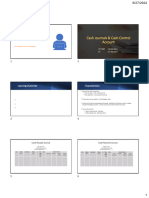Lesson 6 Cash Journals Cash Control Account