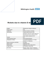 Rickets due to vitamin D deficiency Sep15