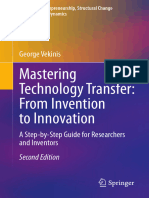 Mastering Technology Transfer From Invention to Innovation a Step by Step Guide for Researchers and Inventors Studies on Entrepreneurship Structural Change and Industrial Dynamics 3031443683 97830