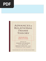 Instant Download Advances in Relational Frame Theory Research and Application 1st Edition Simon Dymond PDF All Chapters