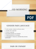 Ilyong Gender Fair Language