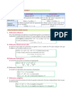 Ficha Polinomios 5e