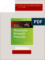 Full Download Metastasis Research Protocols 2nd Edition Debbie M. S. Hall PDF DOCX