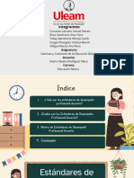 Estandar de desempeño profesional docente (1)