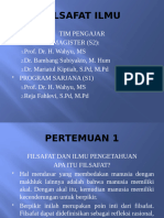 FILSAFAT ILMU (MATERI BARU)