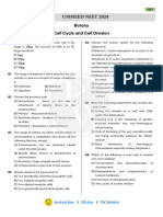 Cell Cycle and Cell Division Practice Sheet (1)