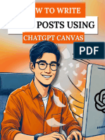 How to Write Blog Posts Using Chatgpt Canvas