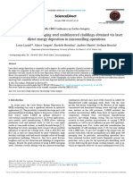 Machinability of maraging steel multilayered claddings obtained via laser