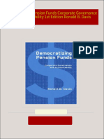 Download Democratizing Pension Funds Corporate Governance and Accountability 1st Edition Ronald B. Davis ebook All Chapters PDF