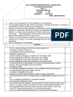 CLASS 12 PHYSICS pre board paper (1)