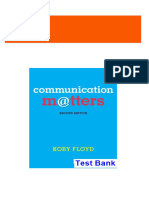 Communication Matters 2nd Edition Kory Floyd Test Bank download pdf