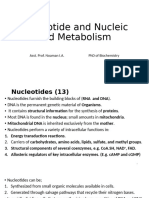 Nucleotide and Nucleic Acid Metabolism