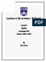 grade 6 lesson plan -2024