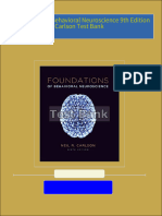 Immediate download Foundations of Behavioral Neuroscience 9th Edition Carlson Test Bank all chapters