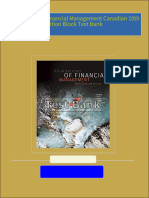 Complete Download of Foundations of Financial Management Canadian 10th Edition Block Test Bank Full Chapters in PDF DOCX