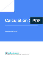 Calculation Skill - Study Notes