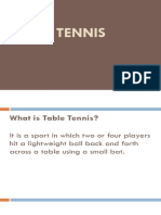 TABLE TENNIS LESSON 1