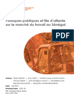 Politiques Publiques Et File d’Attente Au Sénégal