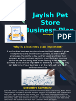 JayIsh Pet Store Business Plan