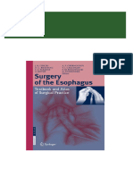 PDF Surgery of the Esophagus Textbook and Atlas of Surgical Practice download