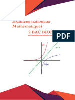 Examens Nationaux Maths 2 Bac