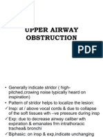 Upper Airway Obstruction