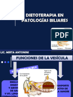 CLASE DIETO IUC - DIETOTERAPIA EN PATOLOGÍAS BILIARES