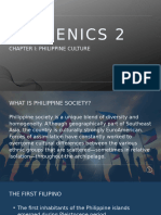 Euthenics 2 Chapter i Philippine Culture