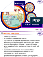 EDEXCEL Chemistry Alkali Metals