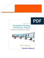 All chapter download Spreadsheet Modeling and Decision Analysis A Practical Introduction to Business Analytics 8th Edition Ragsdale Solutions Manual