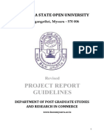 Project Report Guidelines