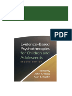 Evidence Based Psychotherapies for Children and Adolescents Second Edition All Chapters Instant Download