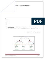 UNIT IV Biomolecules