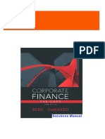 PDF Corporate Finance The Core 3rd Edition Berk Solutions Manual download