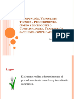 Clase 15.1 via Intravenosa Venoclisis y Transfusion Sanguinea