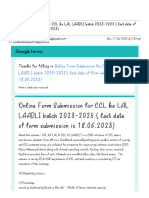 Gmail - Online Form Submission for CCL ke LAL LAADLI batch 2023-2025 ( last date of form submission is 18.06.2023)