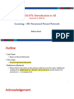 L11 Learning III Neural Network Architectures