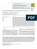 Life cycle sustainability assessment. Lessons learned from case studies