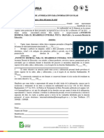 FORMATO DE AUTORIZACIÓN PARA MENOR DE 18 AÑOS - 2025