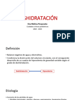 Deshidratación - IRA - Nefrótico y Nefrítico -- 2023