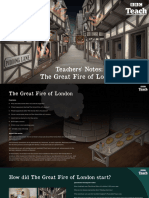 The Great Fire of London Teachers Notes