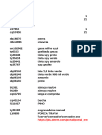 Descrições Diversas Planilha de Apoio