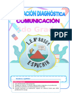 3.- Evaluación Diagnóstica - Comunicación 2024 - Editora Quipus Perú (2°)