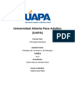 TAREA 3 PRUEBAS DE APTITUDES E INTERESES