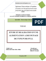 Etude Et Réalisation D'une Alimentation A Découpage de Type Push-Pull